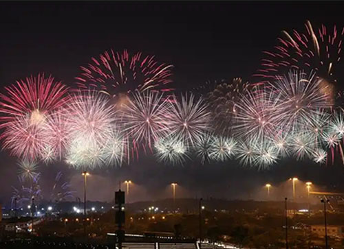 乐昌市焰火晚会